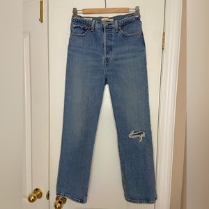 Levi’s Ribcage High Rise Straight